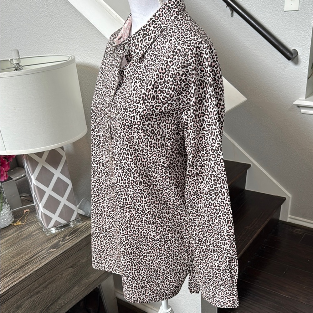 Foxcroft Luxe Leopard Long Sleeve Tunics - Picture 6 of 16